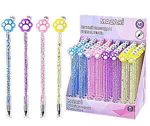 Eternal pencil - PAWS, with crystals inside the case (assorted)