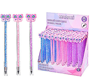 Eternal pencil - BUTTERFLIES with crystals inside the case (assorted)