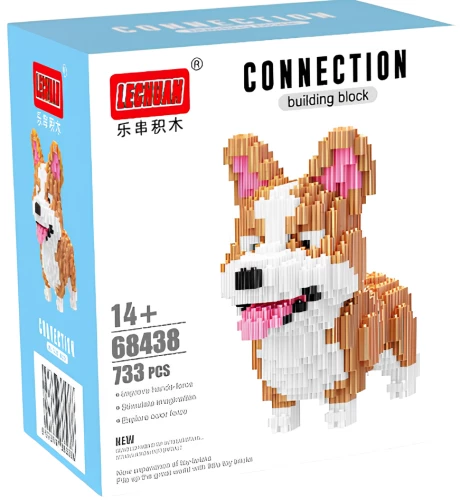 3D Constructor - Corgi, 733 pieces