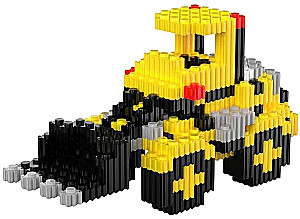 3D constructor - XINZ. Bulldozer, 597 parts