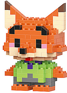 3D Constructor - BRICKS. Fox, 147 Pieces