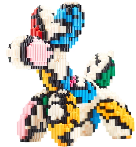 3D constructor - Dog, 1137 pieces