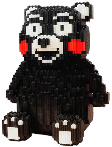 3D Constructor - Black Bear, 4709 pieces