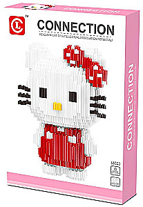 3D Constructor - LECHUAN. Hello Kitty, 3081 Parts