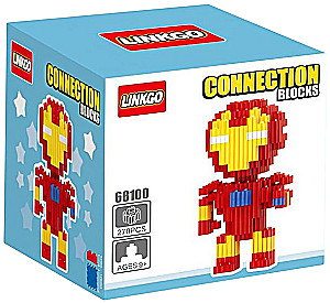 3D constructor - LECHUAN. Iron Man, 270 pieces