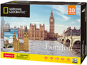 3D puzzle - Big Ben, 94 pieces