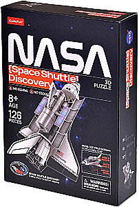 3D Puzzle - Space Shuttle Discovery, 126 pieces