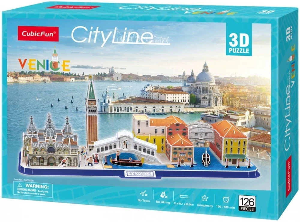 3D Puzzle - Venice, 126 Pieces