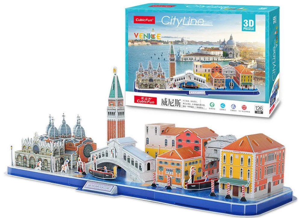 3D Puzzle - Venice, 126 Pieces