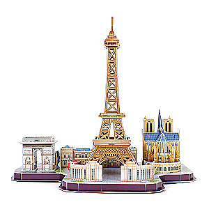 3D Puzzle - Paris, 114 pieces