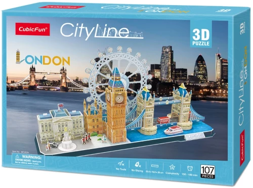 3D Puzzle - London, 107 Pieces