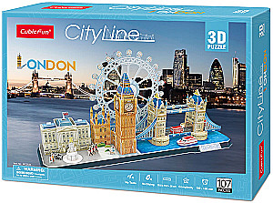 3D Puzzle - London, 107 Pieces