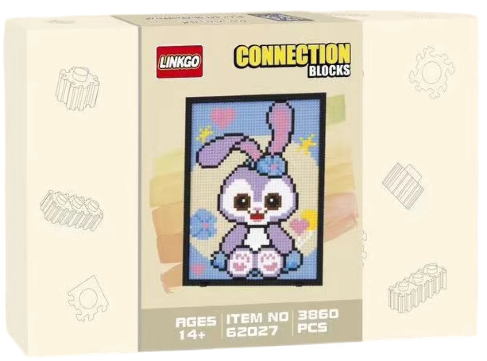 3D Constructor - LINKGO. Bunny, 3860 pieces