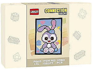 3D Constructor - LINKGO. Bunny, 3860 pieces