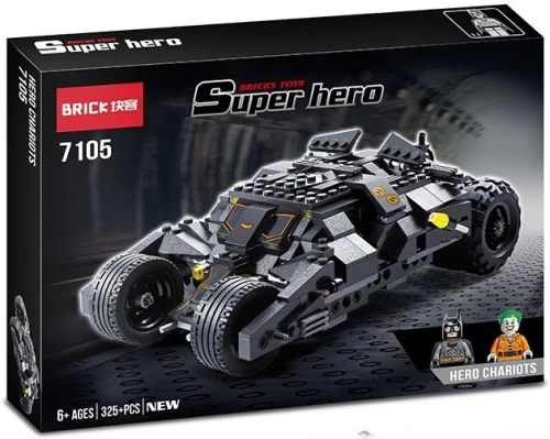 3D Constructor - Avengers Batmobile, 338+ pieces