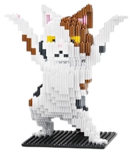 3D Constructor - LINKGO Cat, 604 Pieces