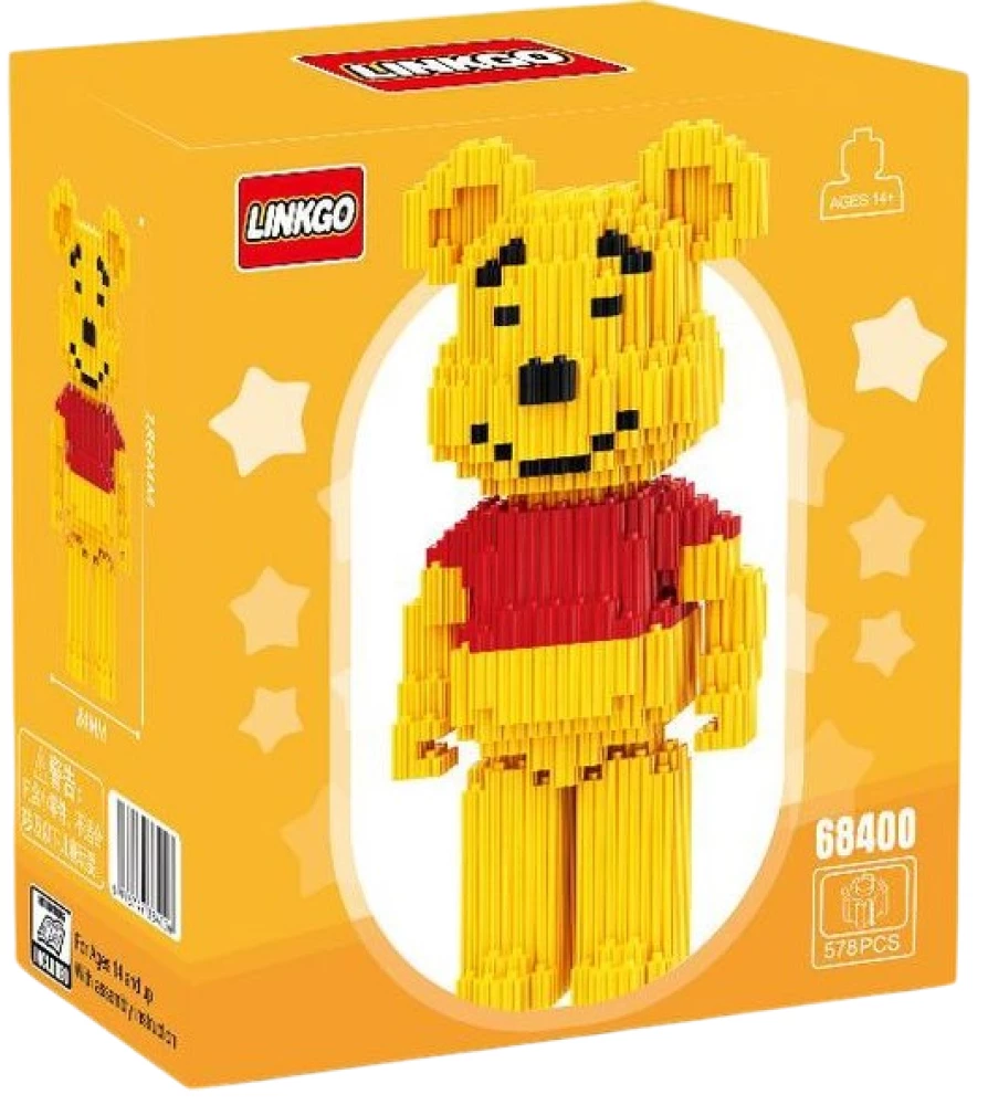 3D constructor - Winnie the Pooh, 578 pieces