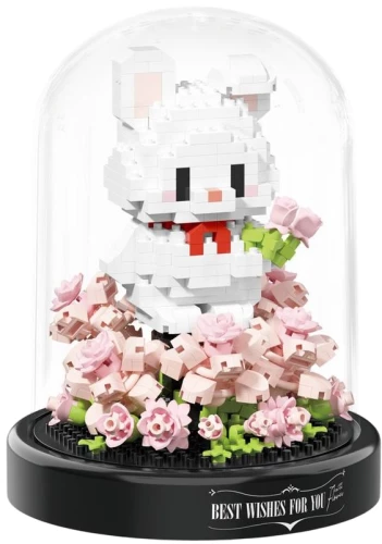 3D Constructor - Bunny under the Dome, 692 pieces