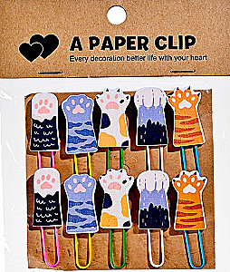 Decorative Paper Clips - Paws