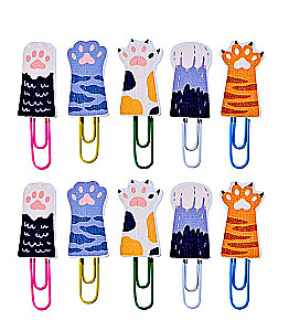 Decorative Paper Clips - Paws