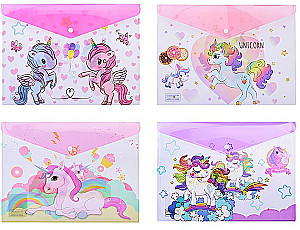 UNICORN Office Folder (4 Designs Assorted)