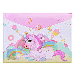 UNICORN Office Folder (4 Designs Assorted)