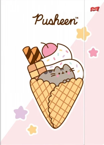 Pusheen Cat Kitten A4 Drawing Folder, mix