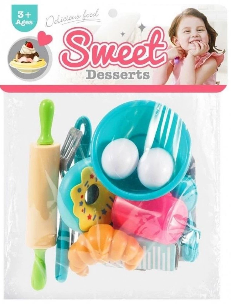 Toy Dish Set - Sweet Desserts