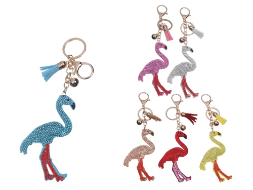 Keychain - FLAMINGO, assorted