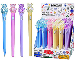 Ballpoint pen with backlight - Bears, assorted