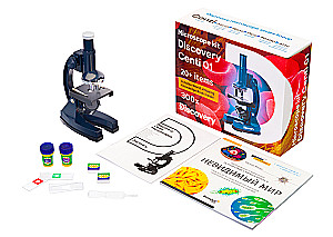 Discovery Centi 01 Microscope with a Book