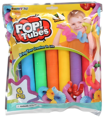 Stress-Relief Toy POP Tube, mix