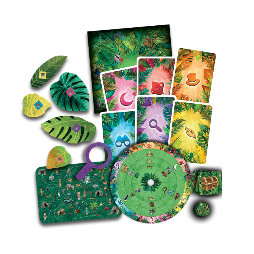 Board Game - Quest for Kids. Adventure in the Jungle