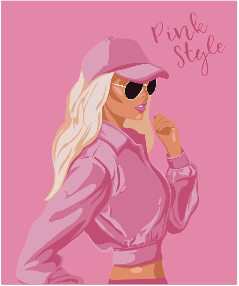 A5 Notebook Barbie Pink Style