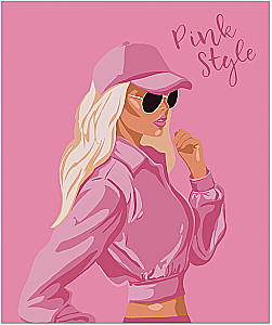 A5 Notebook Barbie Pink Style