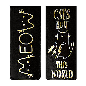 Magnetic Bookmarks Set - Cats Rule the World