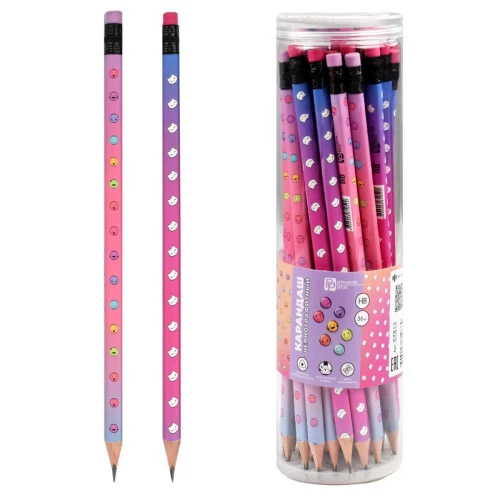 Pencil black graphite - CATS AND SMILES (assortment)