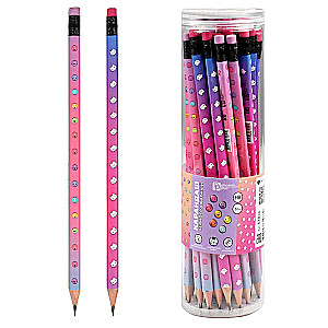 Pencil black graphite - CATS AND SMILES (assortment)