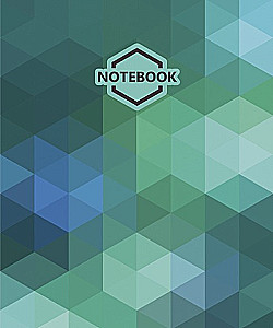 General notebook 48 sheets with staples - Bright office, 4 designs