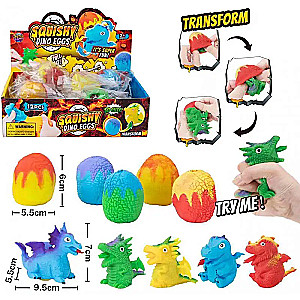 Squish - Dinosaur Egg, assorted