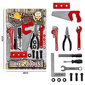 Toy Set with Tools - DIY TOOLS, 15 Items