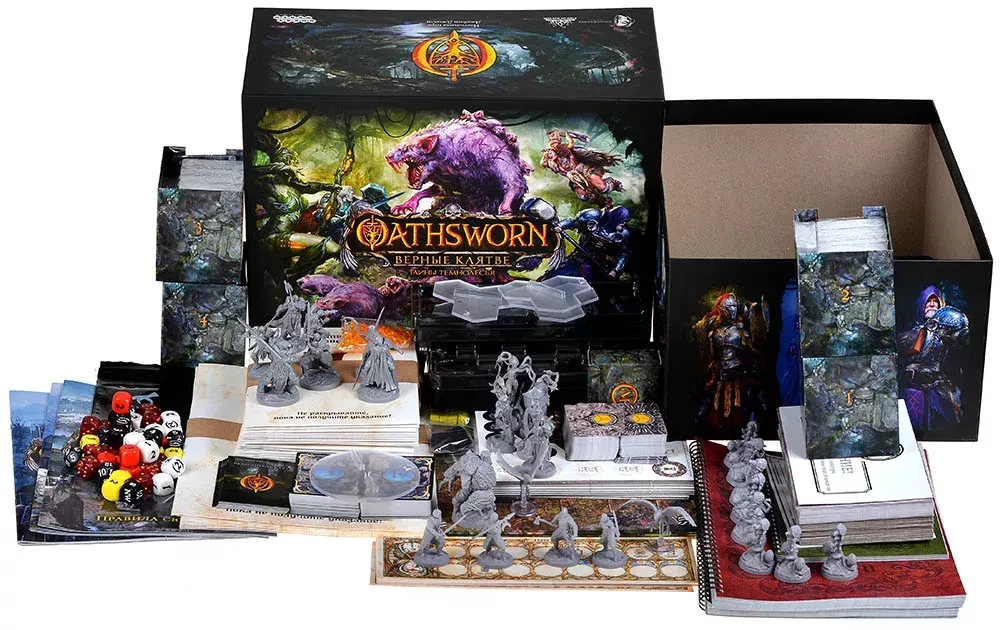 Tabletop Game - Oathsworn. True to the Oath. Secrets of the Darkwood