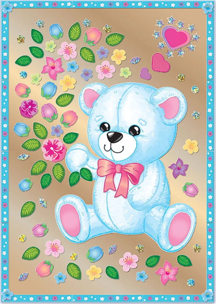 Creative Set - Bear with Flowers (Anti-Stress)