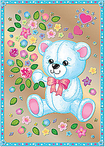 Creative Set - Bear with Flowers (Anti-Stress)