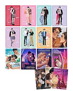 Dana Delon. Romantic Universe. Set of 15 postcards