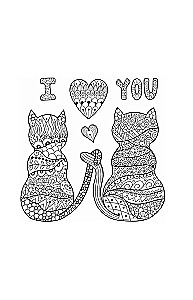 Purring Therapy. Stress Relief Coloring Books