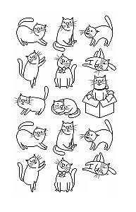 Purring Therapy. Stress Relief Coloring Books