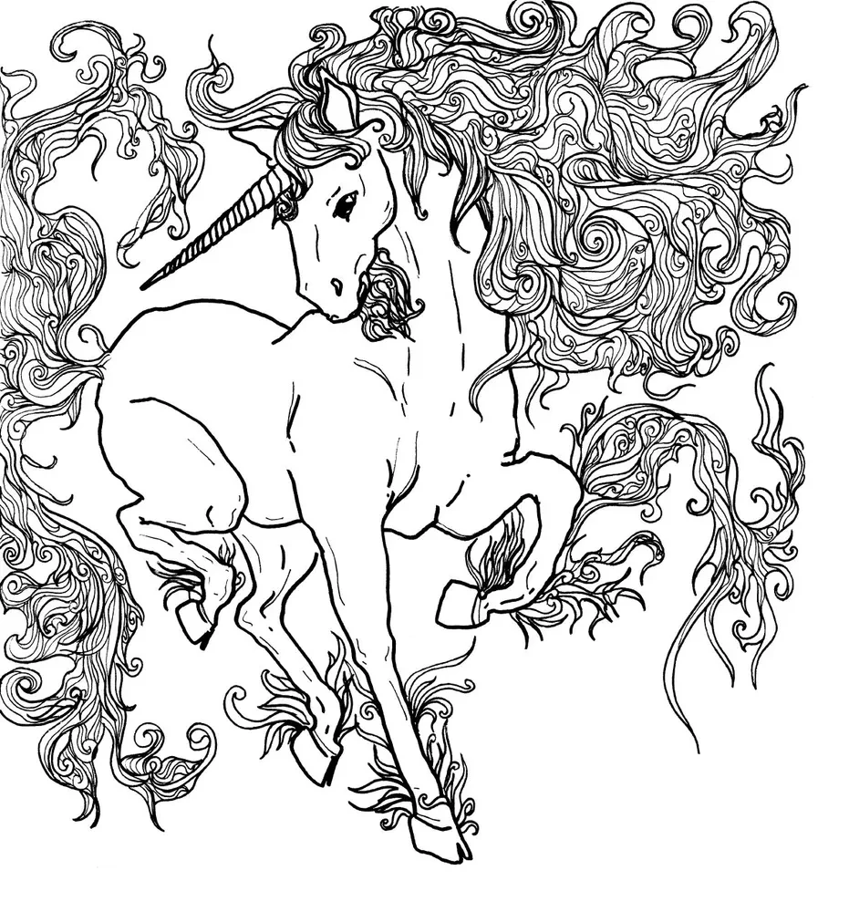 Irresistible Unicorns. Anti-Stress Coloring Book