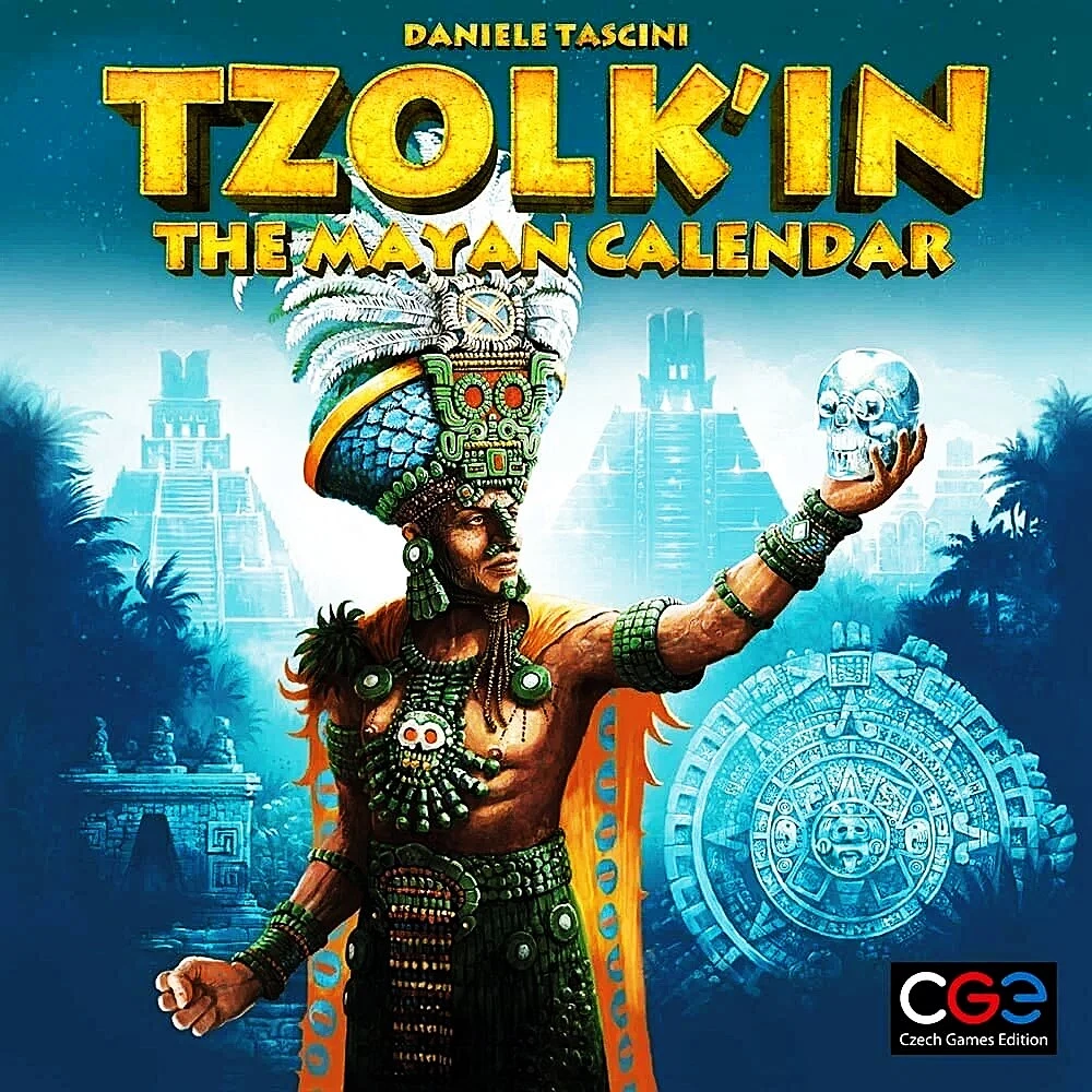 Board game - Tzolk'in (Tzolk'in). Maya Calendar