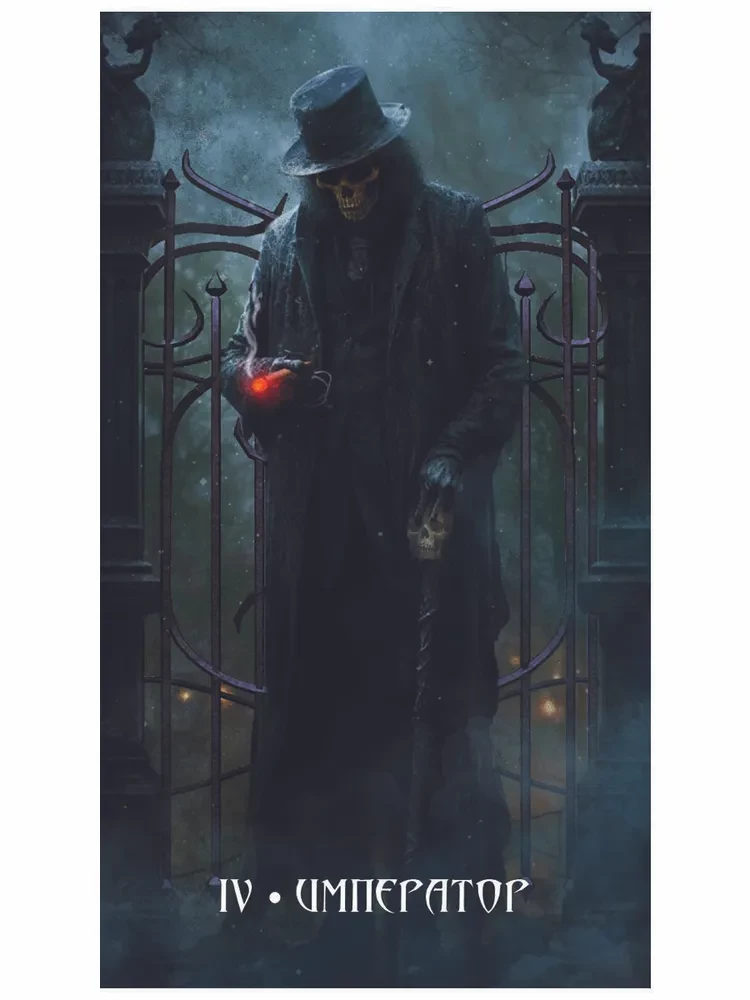 Tarot of the Mysteries of the Cemetery (78 cards + instructions)